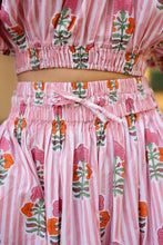 Load image into Gallery viewer, Maison Marigold Newport Skirt | Pink Orange Flower