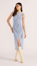 Load image into Gallery viewer, Mink Pink Oliver Denim Midi Dress | Vintage-Blue