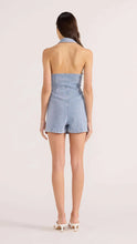 Load image into Gallery viewer, Mink Pink Oliver Denim Playsuit | Vintage-Blue