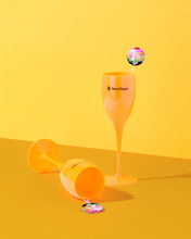 Load image into Gallery viewer, Tart by Taylor Orange Champagne Flute