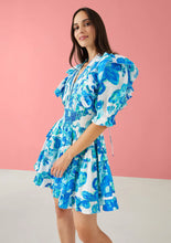 Load image into Gallery viewer, Alivia Perla Dress | Floral Pond Blue