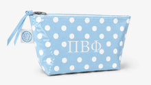Load image into Gallery viewer, Coated Canvas Sorority Cosmetic Bag