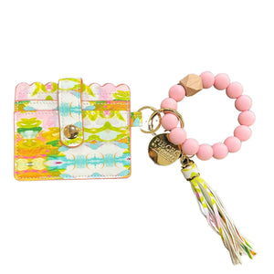 Laura Park Palm Beach Keychain Wrislet Wallet