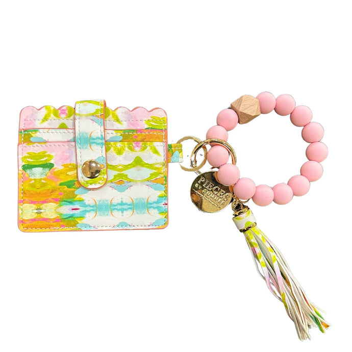 Laura Park Palm Beach Keychain Wrislet Wallet