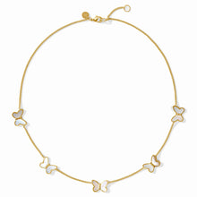 Load image into Gallery viewer, Julie Vos Gold Papillon Delicate Station Necklace | Mother of Pearl