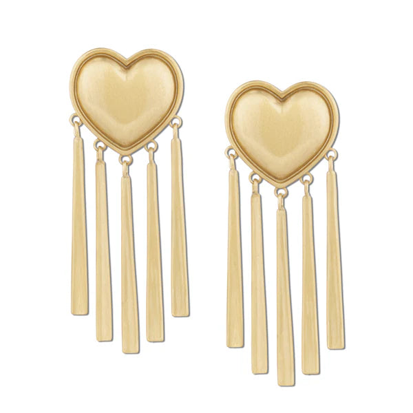 HART Brushed Party Harty Earrings