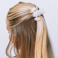 Load image into Gallery viewer, Teleties Classic Coconut White Petite Claw Clip