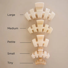 Load image into Gallery viewer, Teleties Classic Almond Beige Petite Claw Clip