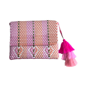 Squeeze de Citron Clutch | Heart Reflection in Melon / Rose Citron