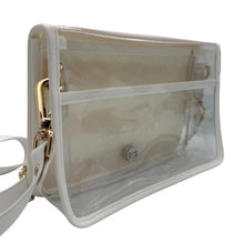 Load image into Gallery viewer, Orange Stripe Bamboo Stadium Bag