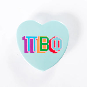 Sorority Block Letter Buttons