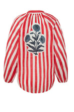 Load image into Gallery viewer, Maison Marigold Porto Popover Top | Red Stripe