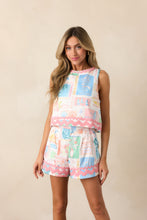 Load image into Gallery viewer, Prosperina Claudia Sleeveless Top | Tropical Tides