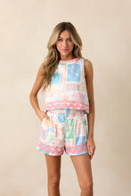Load image into Gallery viewer, Prosperina Claudia Sleeveless Top | Tropical Tides