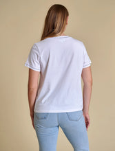 Load image into Gallery viewer, Purple Tiger Embroidered Tee