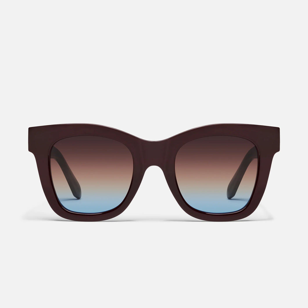 Quay After Hours Sunglasses | Chocolate/Brown Blue