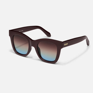 Quay After Hours Sunglasses | Chocolate/Brown Blue