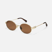 Load image into Gallery viewer, Quay Anyways Sunglasses | Brushed Gold/Brown