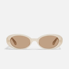 Load image into Gallery viewer, Quay Felt Cute Sunglasses | Bone/Tan