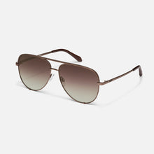 Load image into Gallery viewer, Quay High Key Extra Large Sunglasses | Chocolate/ Dark Brown