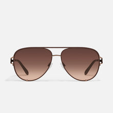 Load image into Gallery viewer, Quay High Key Twist Sunglasses | Chocolate/Brown Fawn