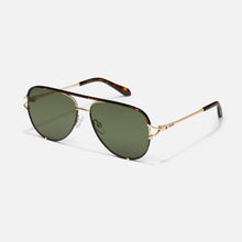 Load image into Gallery viewer, Quay High Key Twist Sunglasses | Dark Tort/Green