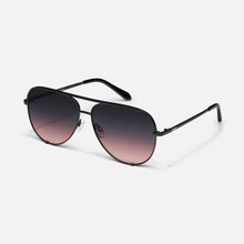 Load image into Gallery viewer, Quay High Key Extra Large Sunglasses | Black/Black Plum Pink