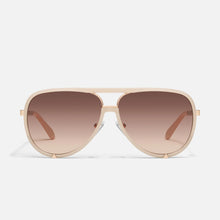 Load image into Gallery viewer, Quay High Profile Sunglasses | Bone/Brown Fawn