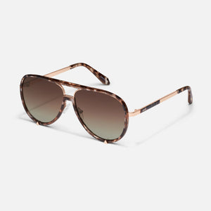 Quay High Profile Sunglasses | Brown Tort/Brown Polarized