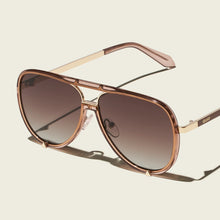 Load image into Gallery viewer, Quay High Profile Sunglasses | Doe/Brown