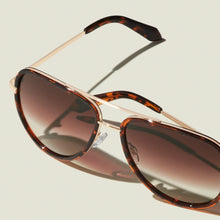 Load image into Gallery viewer, Quay All In Mini Sunglasses | Tort/Brown Fade Lens