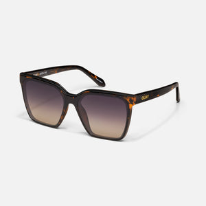 Quay Level Up Sunglasses | Tort/Smoke Taupe Polarized