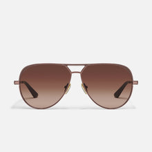 Load image into Gallery viewer, Quay Open Tab Sunglasses | Chocolate Brown/Fawn