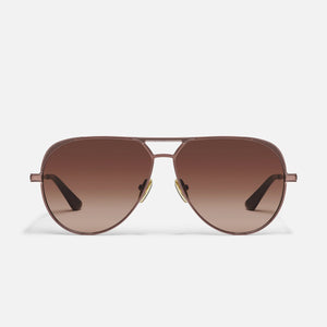 Quay Open Tab Sunglasses | Chocolate Brown/Fawn