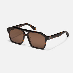 Quay Soundcheck Sunglasses | Dark Tort/Brown