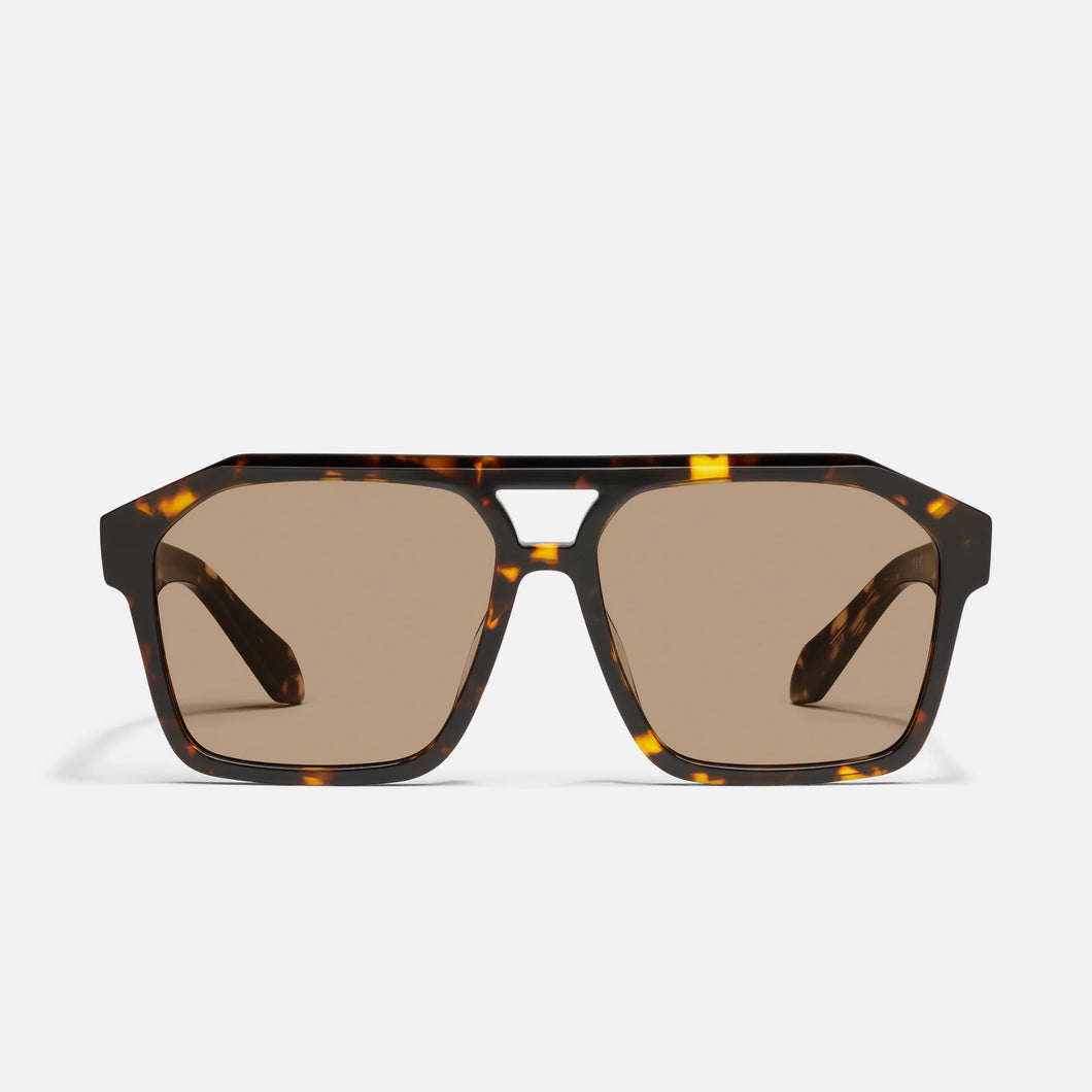 Quay Soundcheck Sunglasses | Tort Yellow/Tan