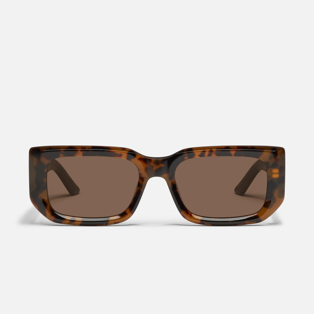 Quay Tell Me More Sunglasses | Coffe Tort/Brown