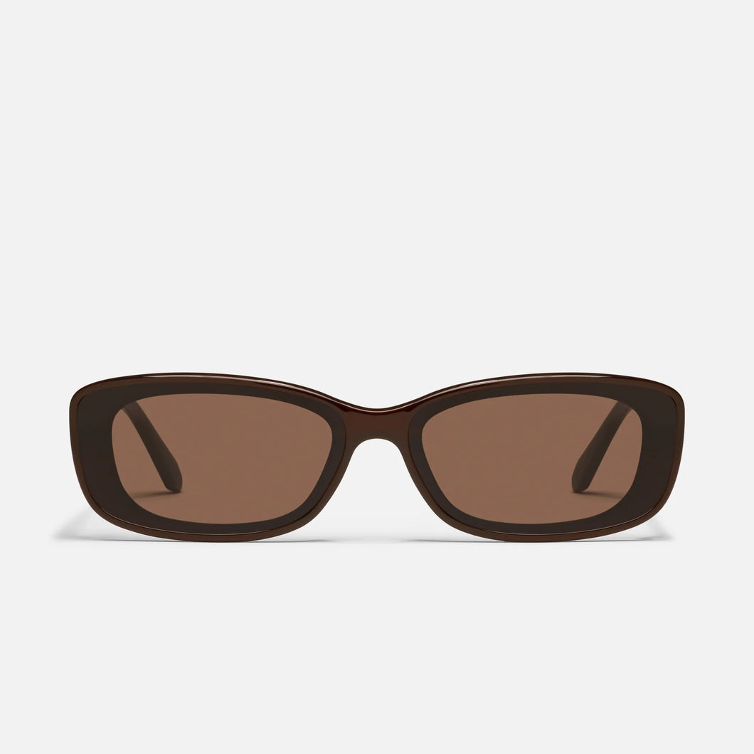 Quay Vibe Check Sunglasses | Chocolate/Brown