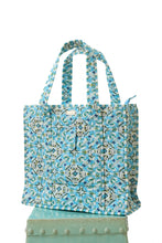 Load image into Gallery viewer, Brooks Avenue On the Road Quilted Tote | English Tile