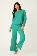 Load image into Gallery viewer, PJ Salvage Icon Stripes PJ Set | Green