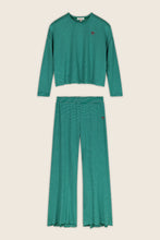 Load image into Gallery viewer, PJ Salvage Icon Stripes PJ Set | Green