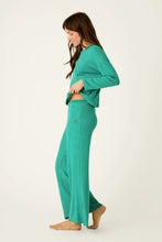 Load image into Gallery viewer, PJ Salvage Icon Stripes PJ Set | Green