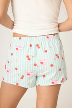 Load image into Gallery viewer, PJ Salvage Ma Cherie Cherry Print Flannel Shorts