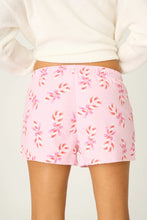 Load image into Gallery viewer, PJ Salvage Pink Candy Cane Flannel Boxer Short
