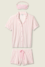 Load image into Gallery viewer, PJ Salvage Feeling Love Striped 3-Piece PJ Set