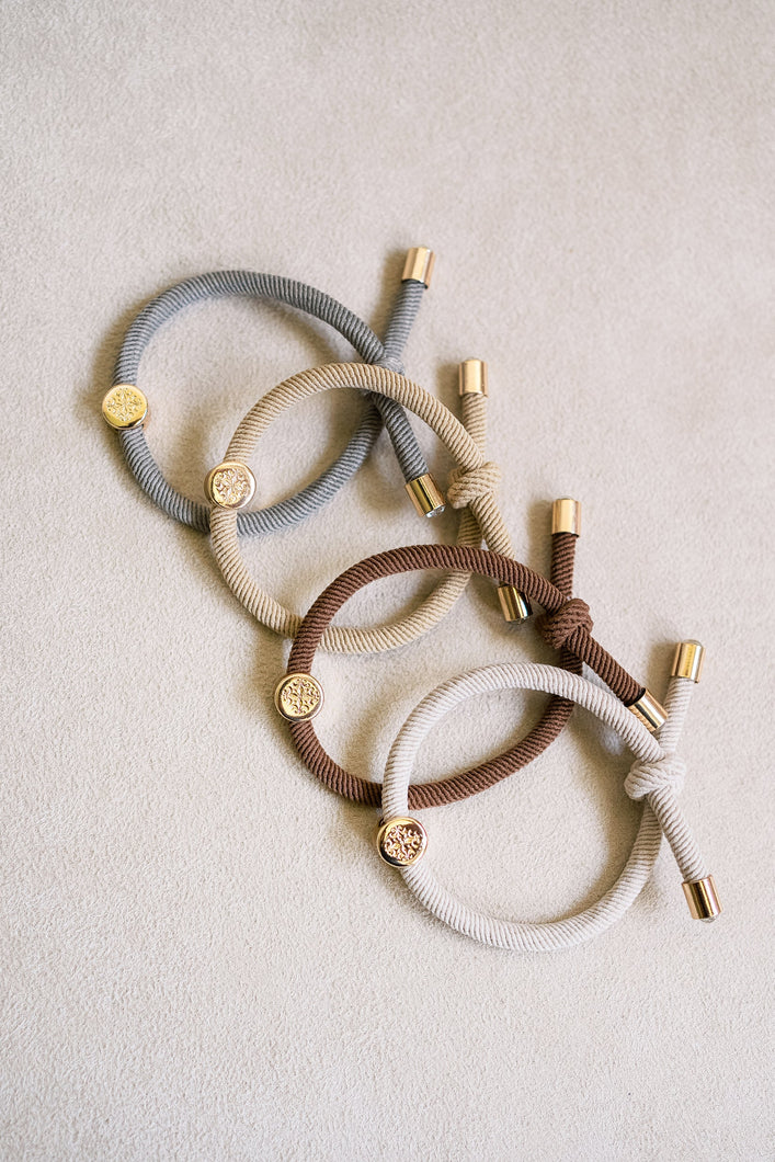 Smith & Co Skinny Hair Tie Set | Neutral