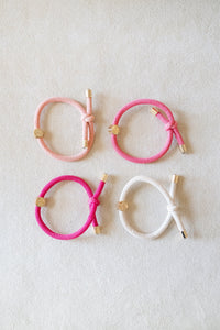 Smith & Co Hair Tie Set | Pink