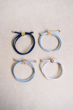 Load image into Gallery viewer, Smith &amp; Co Skinny Hair Tie Set | Blue