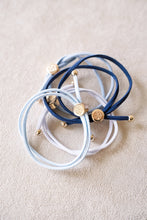 Load image into Gallery viewer, Smith &amp; Co Skinny Hair Tie Set | Blue