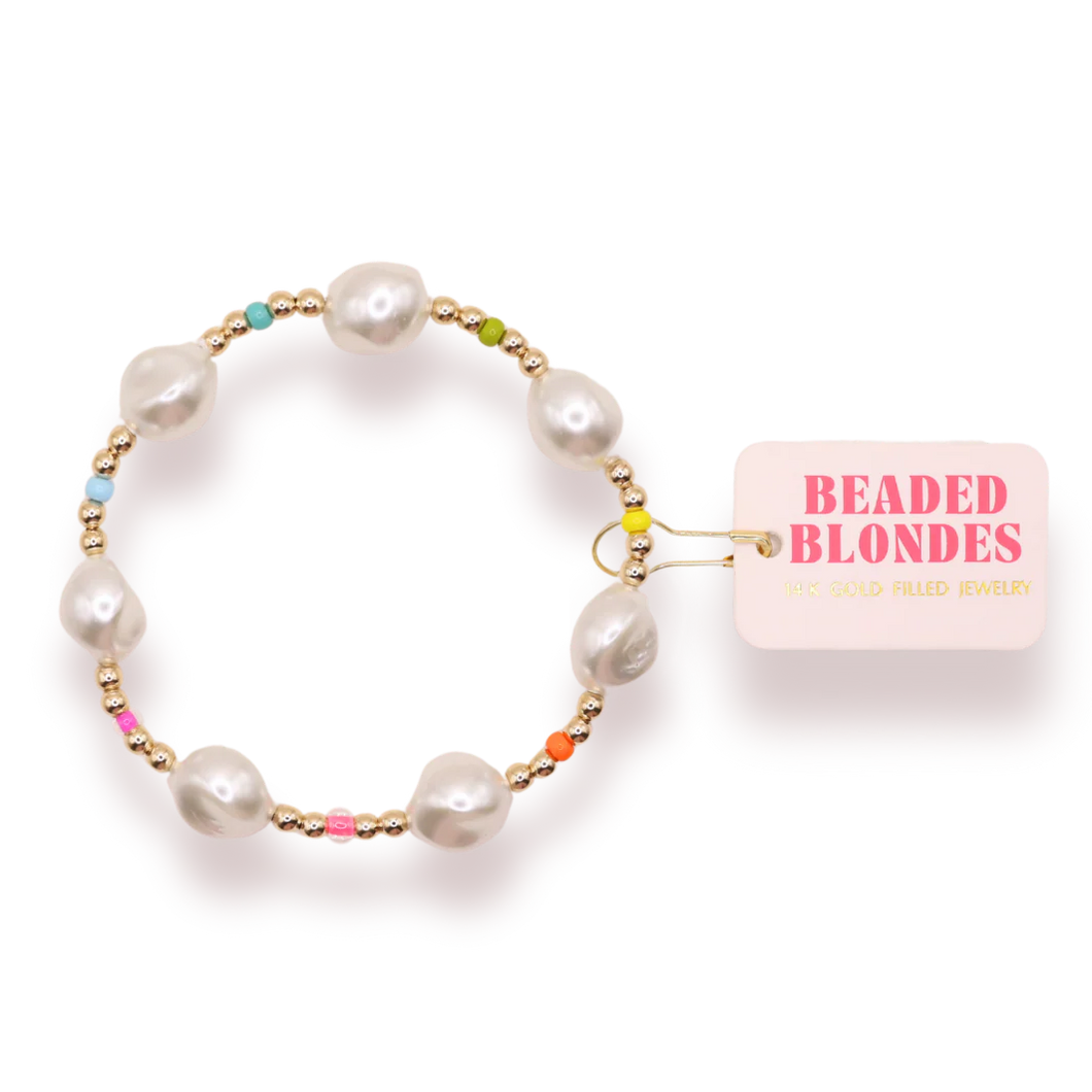 Beaded Blondes Rainbow Sadie Bracelet